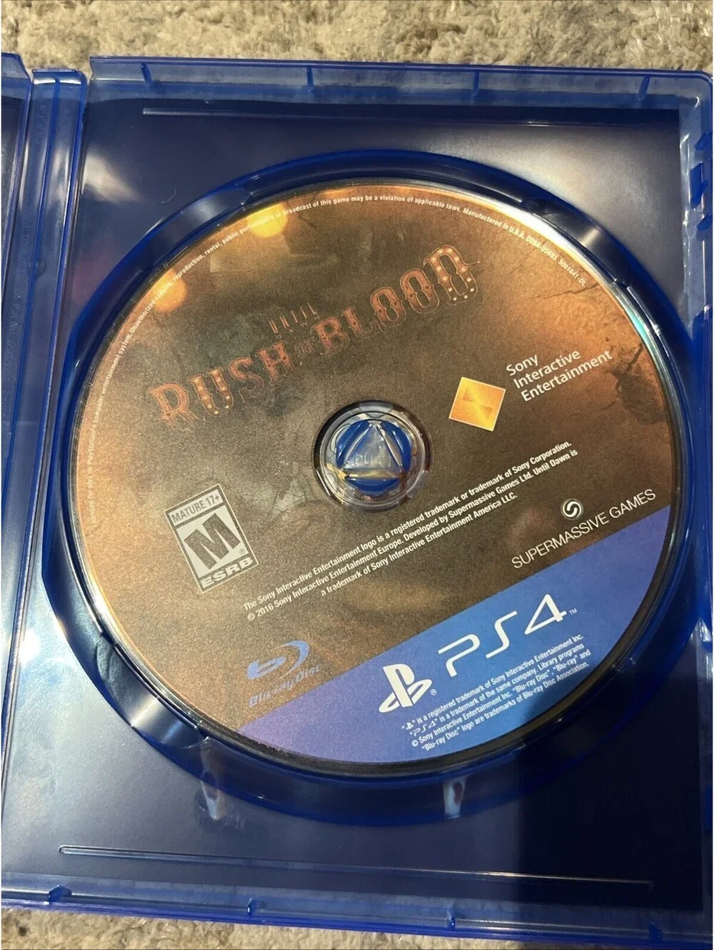 Until Dawn Rush of Blood PS4 Sony VR Horror Shooter Arcade Video Game